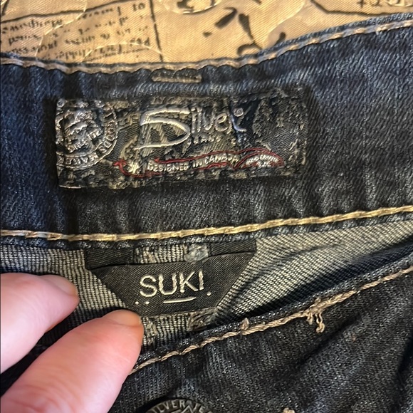 Silver Suki Mid slim BOOT Size 36/31 - Picture 2 of 4